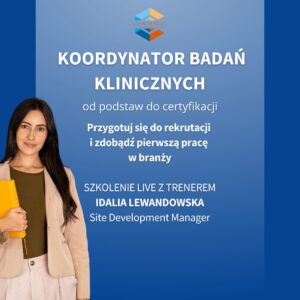 Szkolenie online: Koordynator Badań Klinicznych (CRC) – edycja Wrzesień 2026